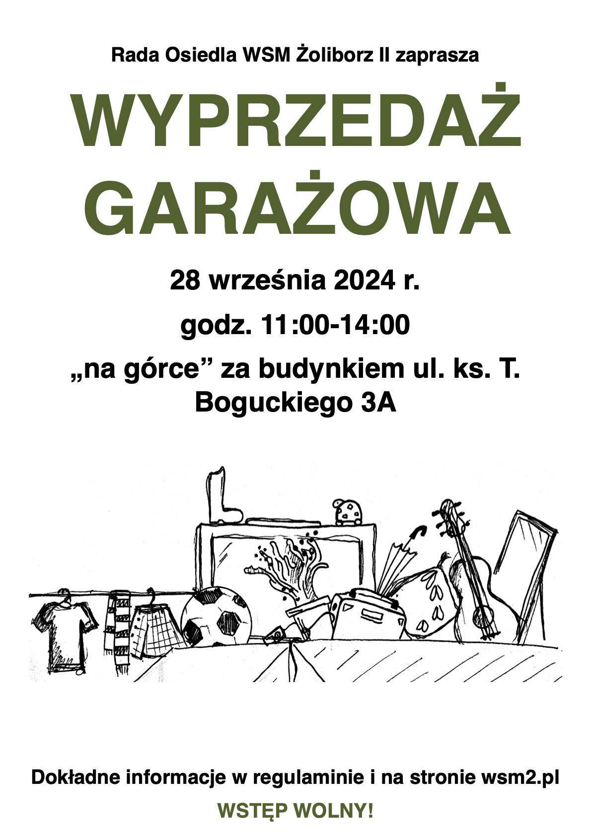 Wyprzedaz Garazowa Ogłoszenie.1